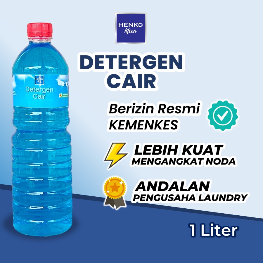 HENKO Kleen Deterjen Cair 1 Liter HENKO Kleen Deterjen Cair 1 Liter