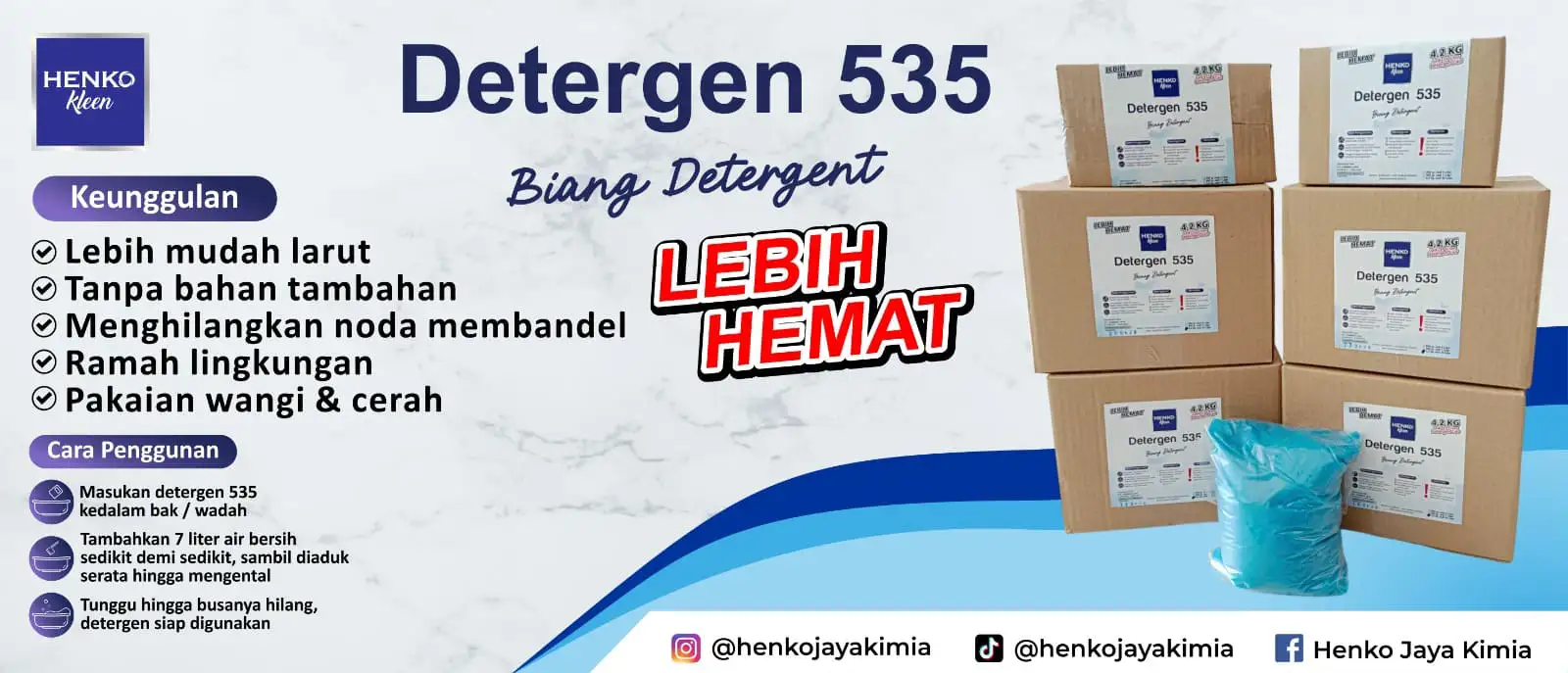 slider - henko kleen - deterjen laundry - biang deterjen - biang sabun